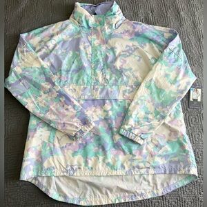 Lauren James Women’s Hooded Anorank Poncho Rain Jacket - Plus Size